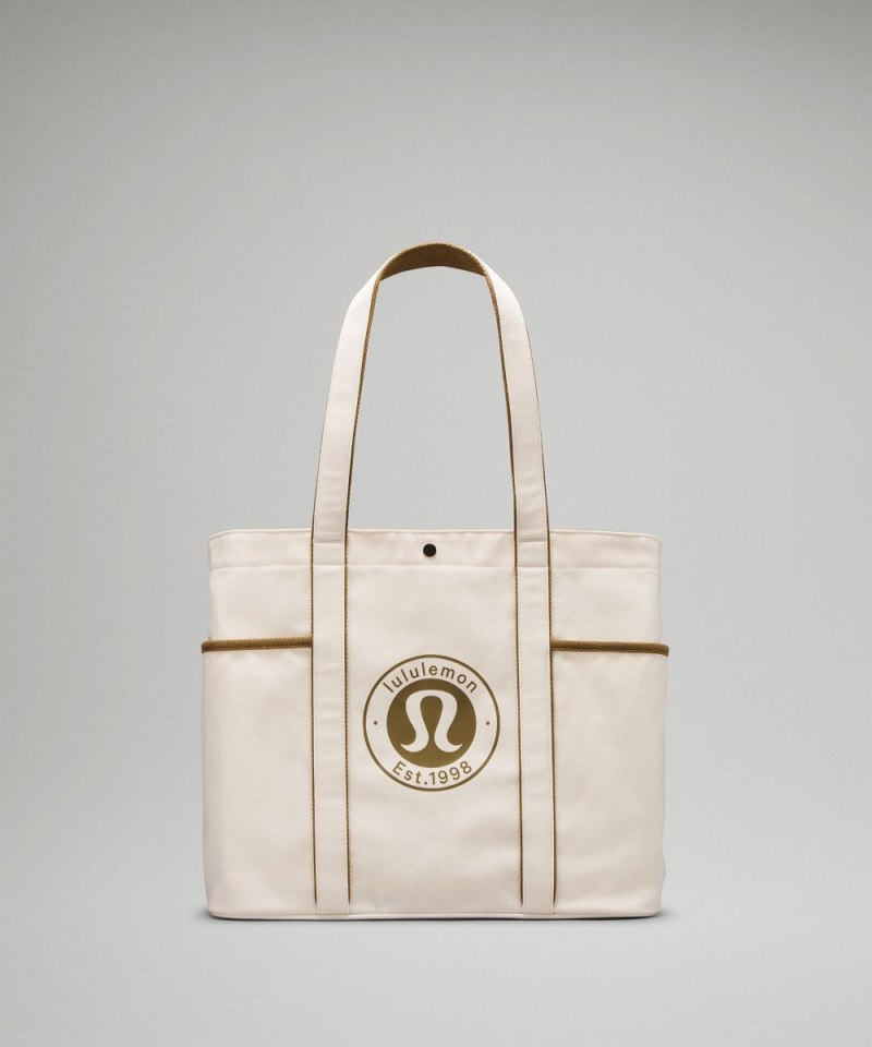 Lululemon | Women's Daily Multi-Pocket Canvas Tote Bag 20L Logo