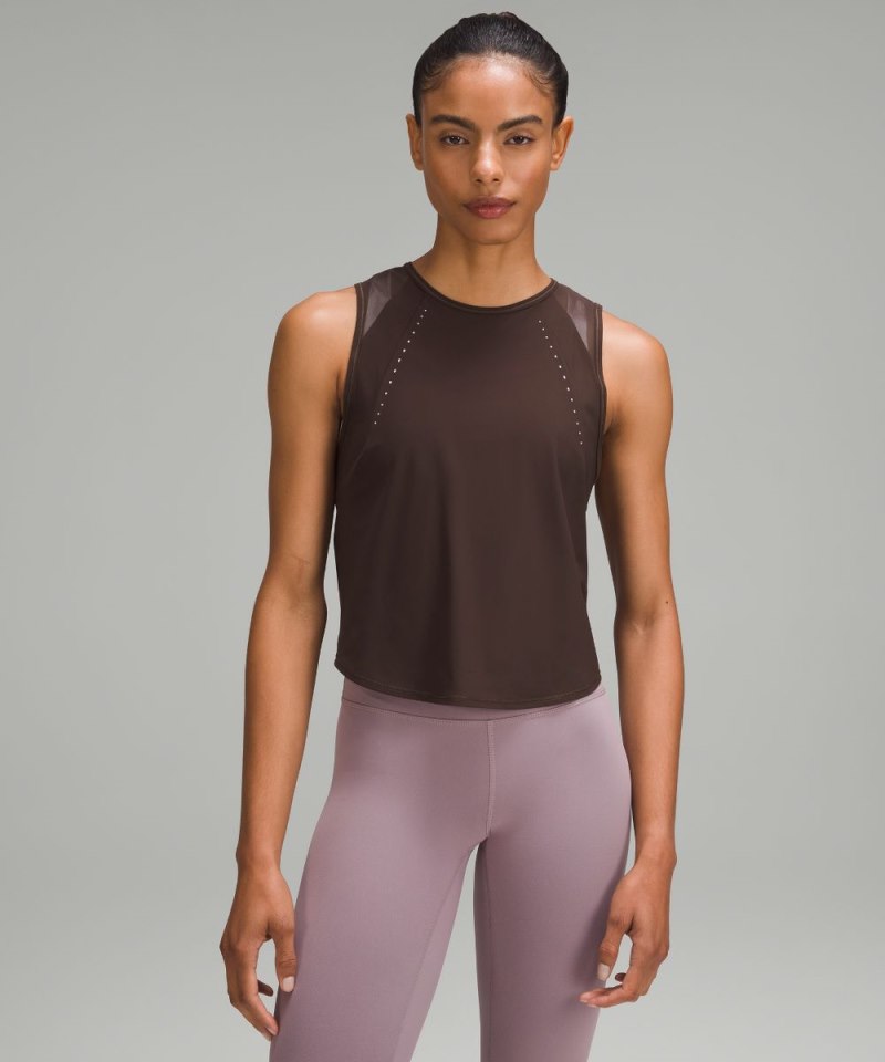 Lululemon | Women's Sculpt Cropped Tank Top Espresso (not available)