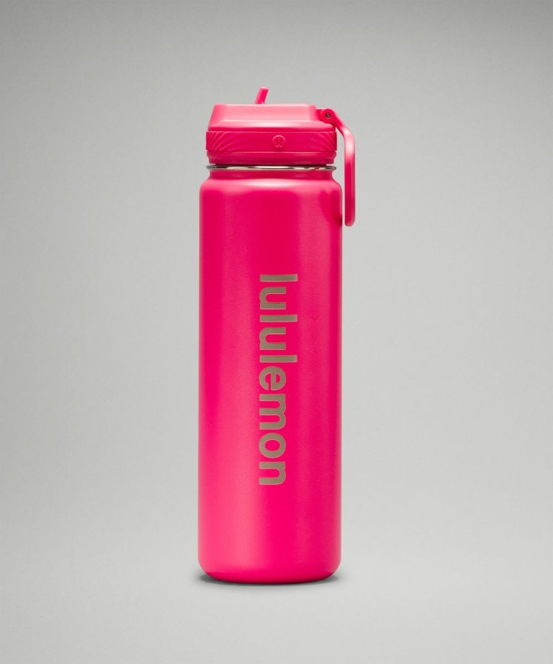 Lululemon | Women's Back to Life Sport Bottle 24oz Straw Lid Lip