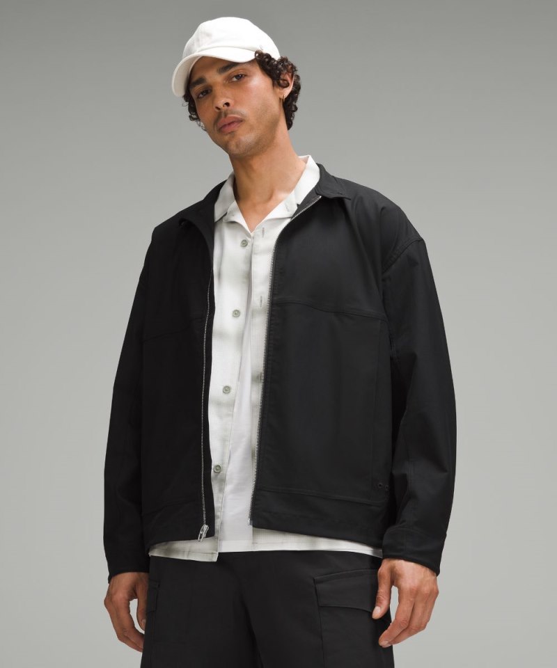 Lululemon | Men's Smooth Twill Full-Zip Jacket Black