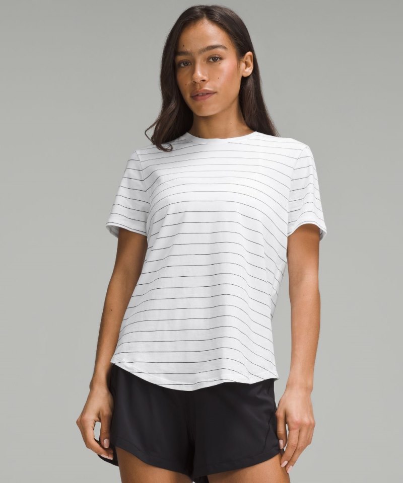 Lululemon | Women's Love Curved-Hem Crewneck T-Shirt Short Serve