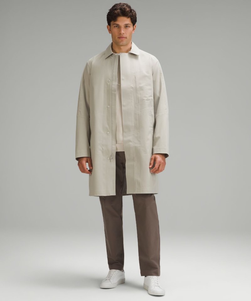 Lululemon | Men's New Venture Rain Coat Raw Linen