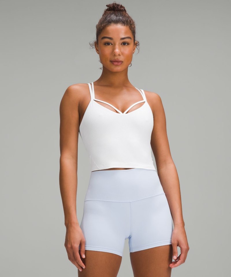 Lululemon | Women's Align Strappy Ribbed Tank Top White