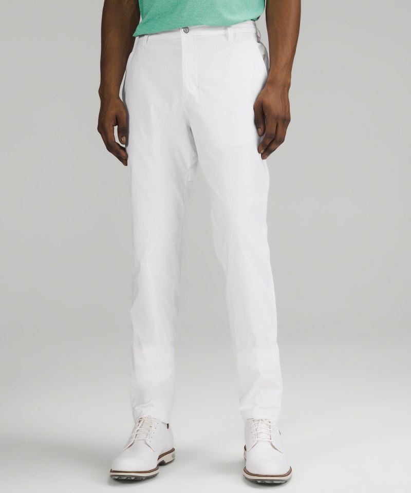 Lululemon | Men's Stretch Nylon Classic-Tapered Golf Pant 34"L White