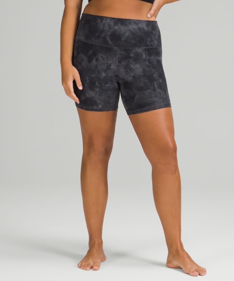 Lululemon | Women's Align High-Rise Short 6"L Diamond Dye Pitch Grey Graphite Grey