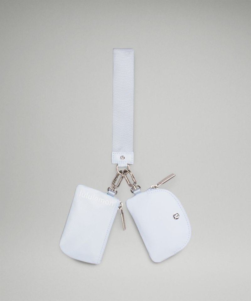 Lululemon | Women's Dual Pouch Wristlet Windmill / White