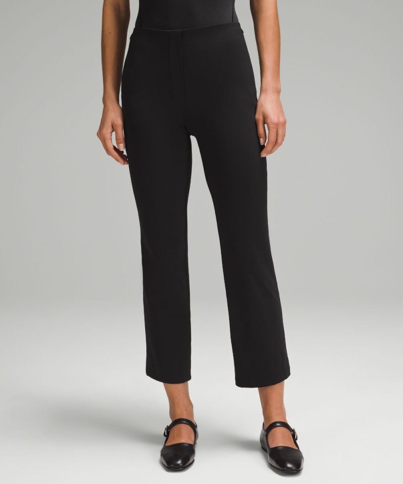 Lululemon | Women's Smooth Fit Pull-On High-Rise Cropped Pant Black