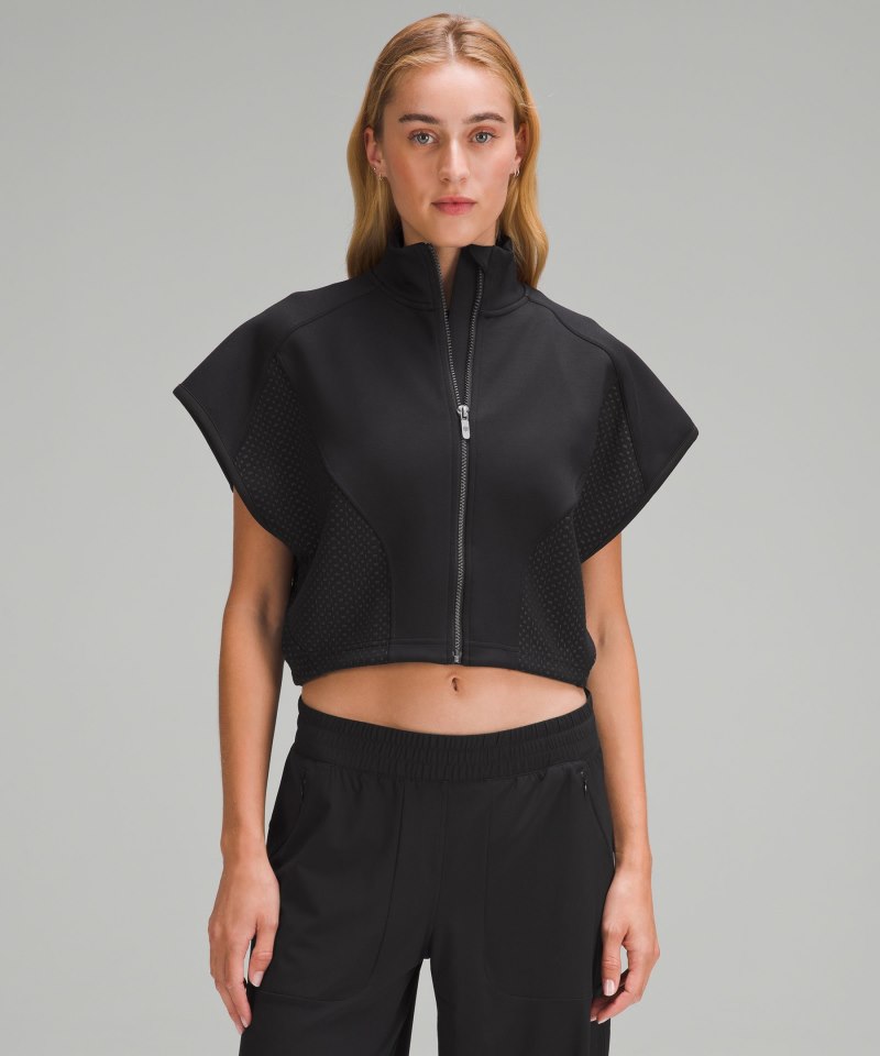 Lululemon | Women's Embossed Panel Full Zip Black