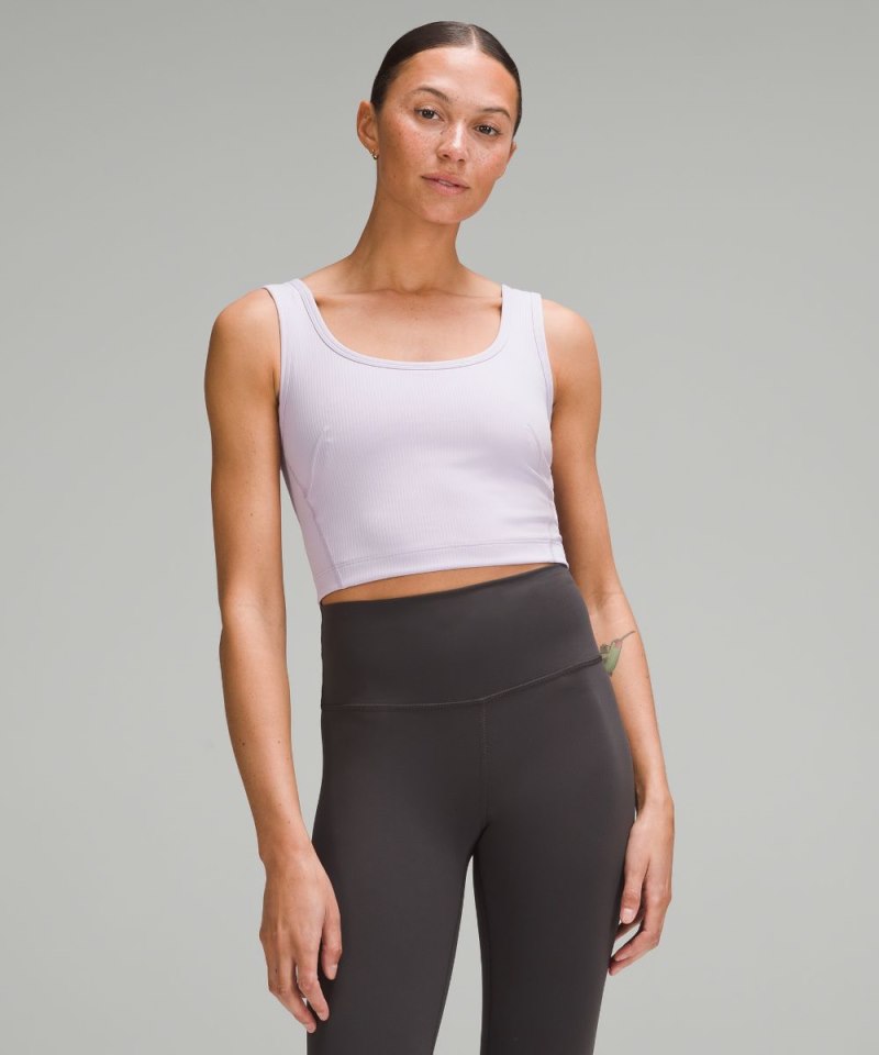 Lululemon | Women's Wunder Train Scoop-Neck Ribbed Tank Top Medi