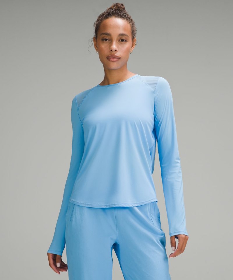 Lululemon | Women's Sculpt Long-Sleeve Shirt Aero Blue