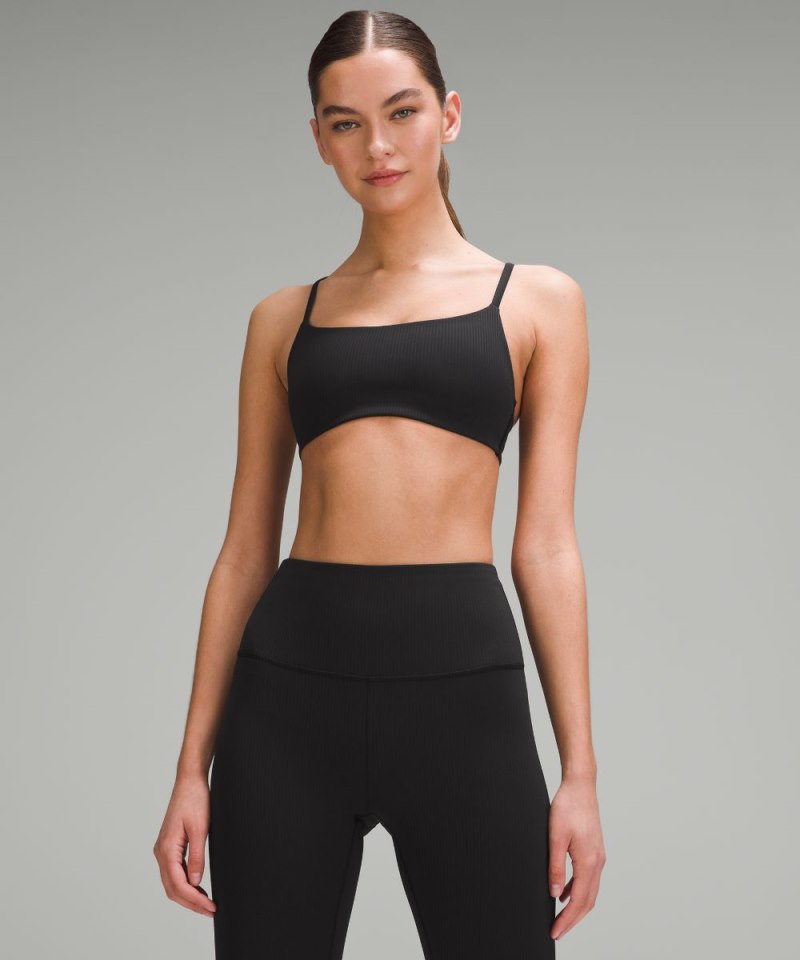 Lululemon | Women's Wunder Train Strappy Racer Bra Ribbed Light