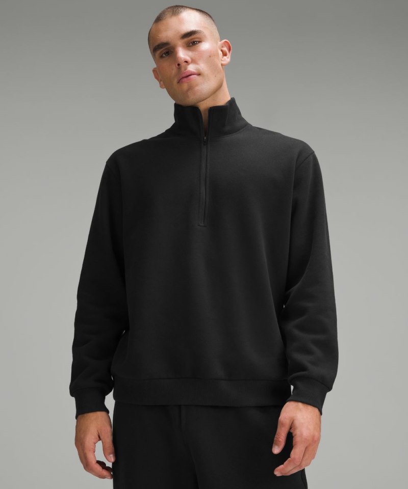 Lululemon | Men's Steady State Half Zip Black