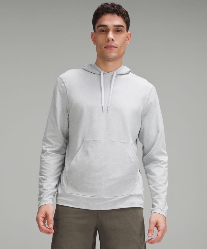 Lululemon | Men's Soft Jersey Pullover Hoodie Heathered Vapor /