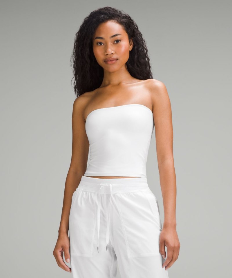 Lululemon | Women's Wundermost Ultra-Soft Nulu Tube Top White