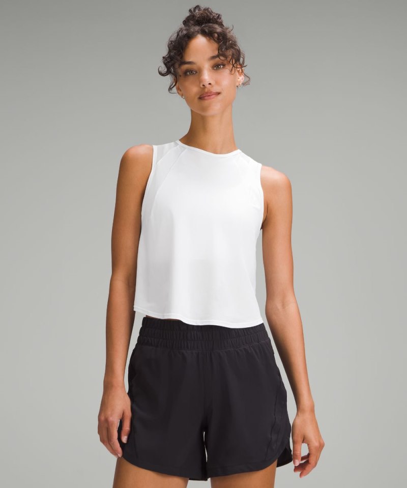 Lululemon | Women's Sculpt Cropped Tank Top White