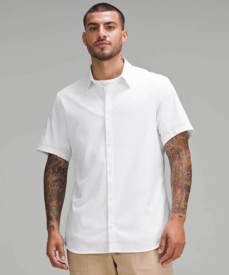 Lululemon | Men's Airing Easy Short-Sleeve Shirt Bright White