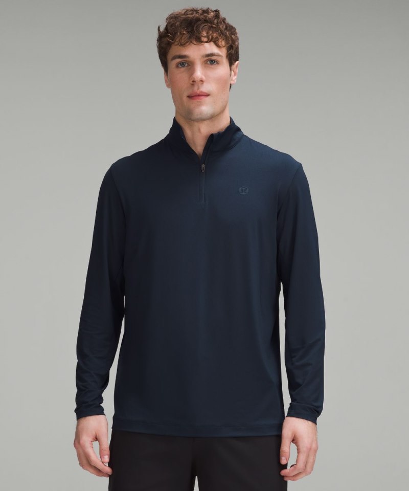 Lululemon | Men's Long-Sleeve Golf Half Zip True Navy