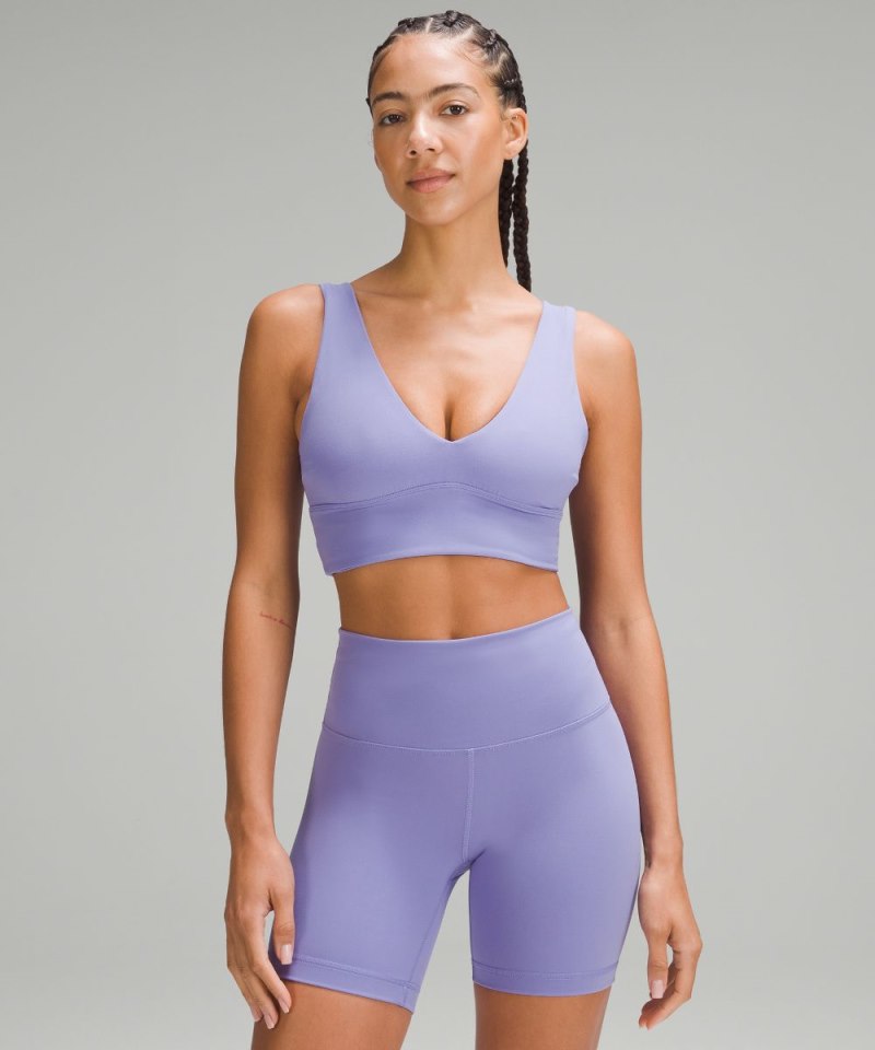 Lululemon | Women's Align V-Neck Bra Light Support, C / D Cup Dark Lavender