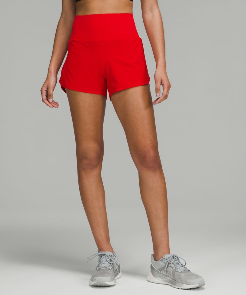 Lululemon | Women's Speed Up High-Rise Lined Short 4"L Dark Red