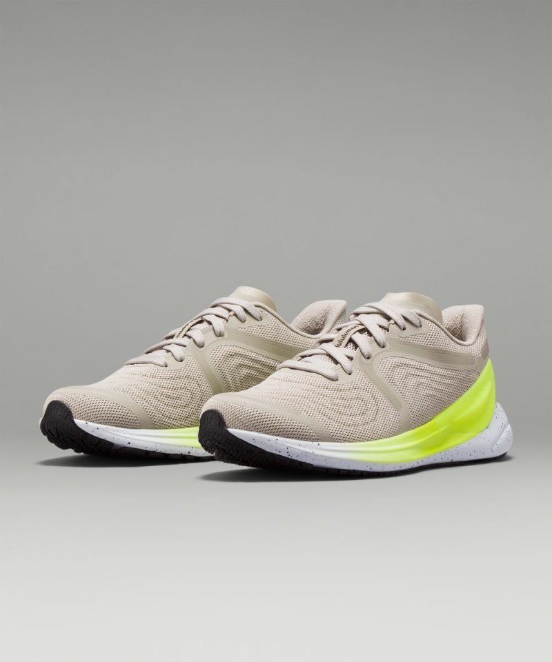 Lululemon | Women's Blissfeel 2 WoRunning Shoe Raw Linen / Highlight Yellow / Iced Lavender