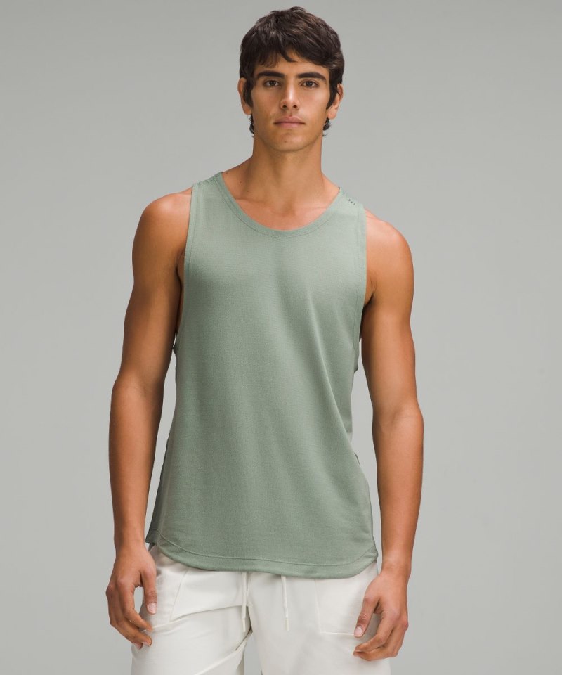 Lululemon | Men's License to Train Tank Top Grey Eucalyptus