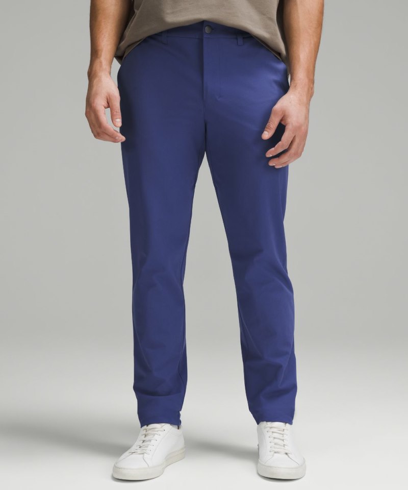 Lululemon | Men's ABC Slim-Fit Trouser 32"L Warpstreme Gatsby Blue