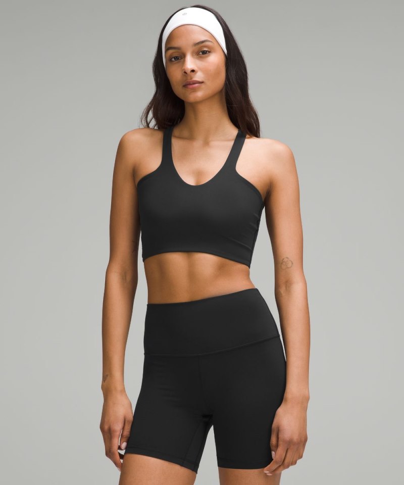 Lululemon | Women's Bend This V and Racer Bra Light Support, A-C Cups Black