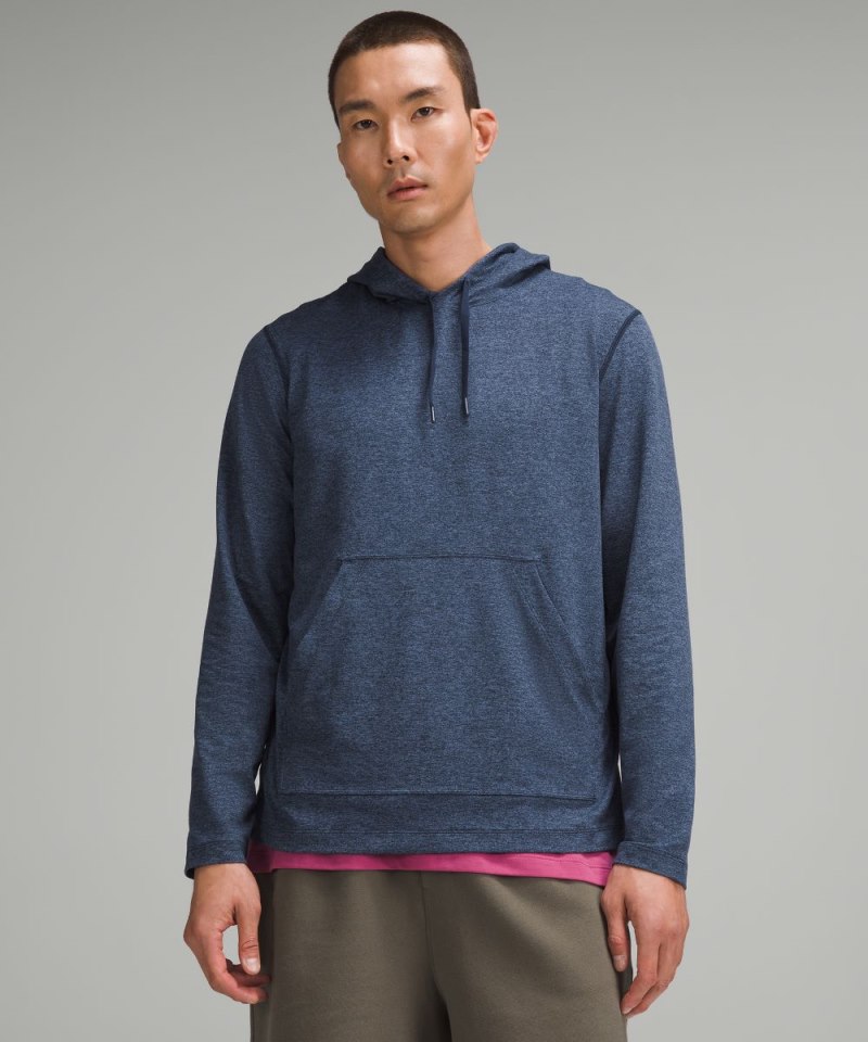 Lululemon | Men's Soft Jersey Pullover Hoodie Heathered Mineral