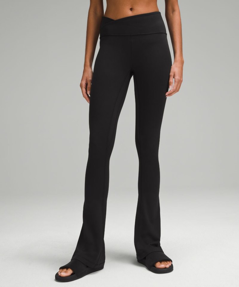 Lululemon | Women's Align Asymmetrical-Waist Mini-Flared Pant 32"L Black