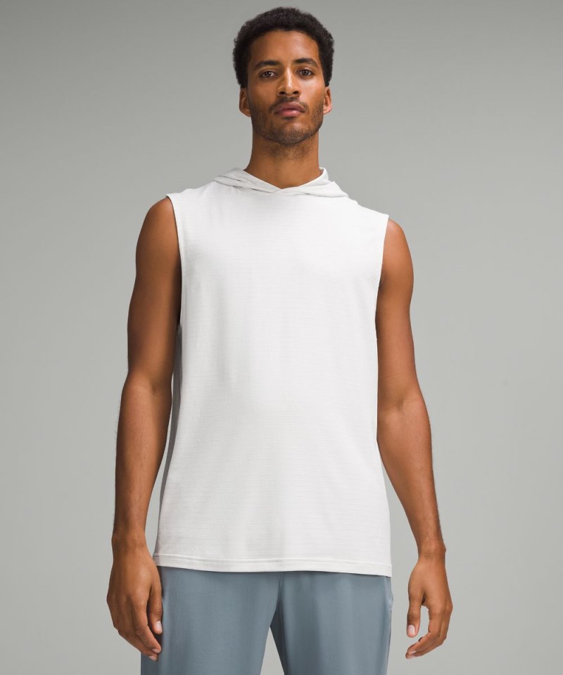 Lululemon | Men's License to Train Relaxed-Fit Sleeveless Hoodie Light Vapor