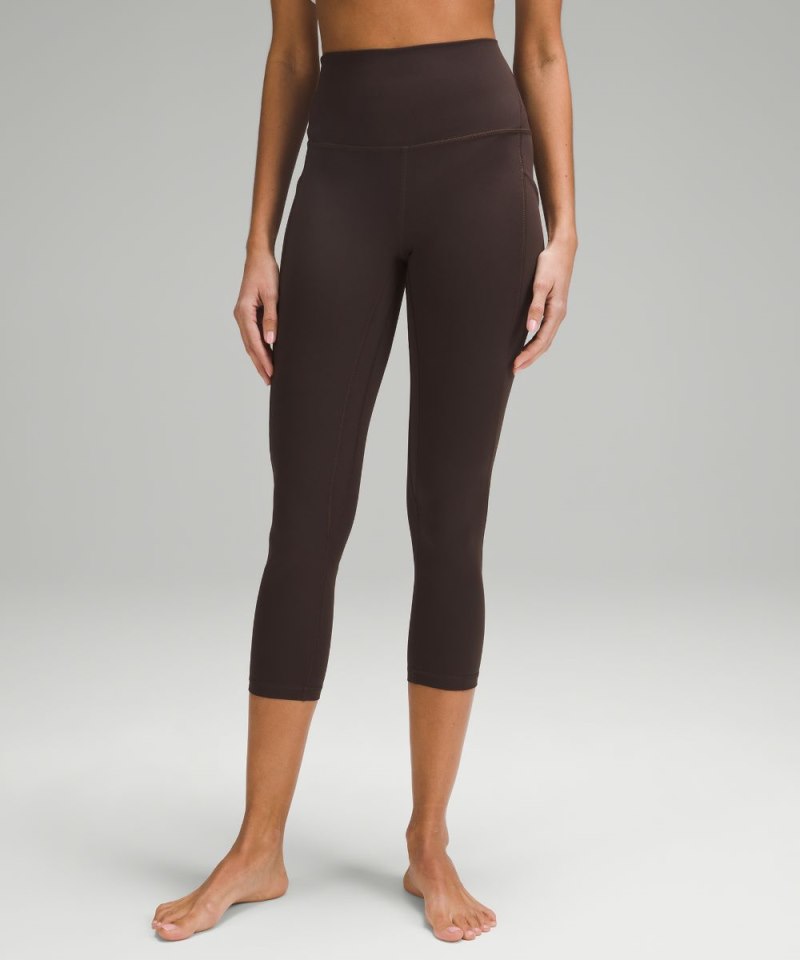 Lululemon | Women's Align High-Rise Crop with Pockets 23"L Espresso (not available)