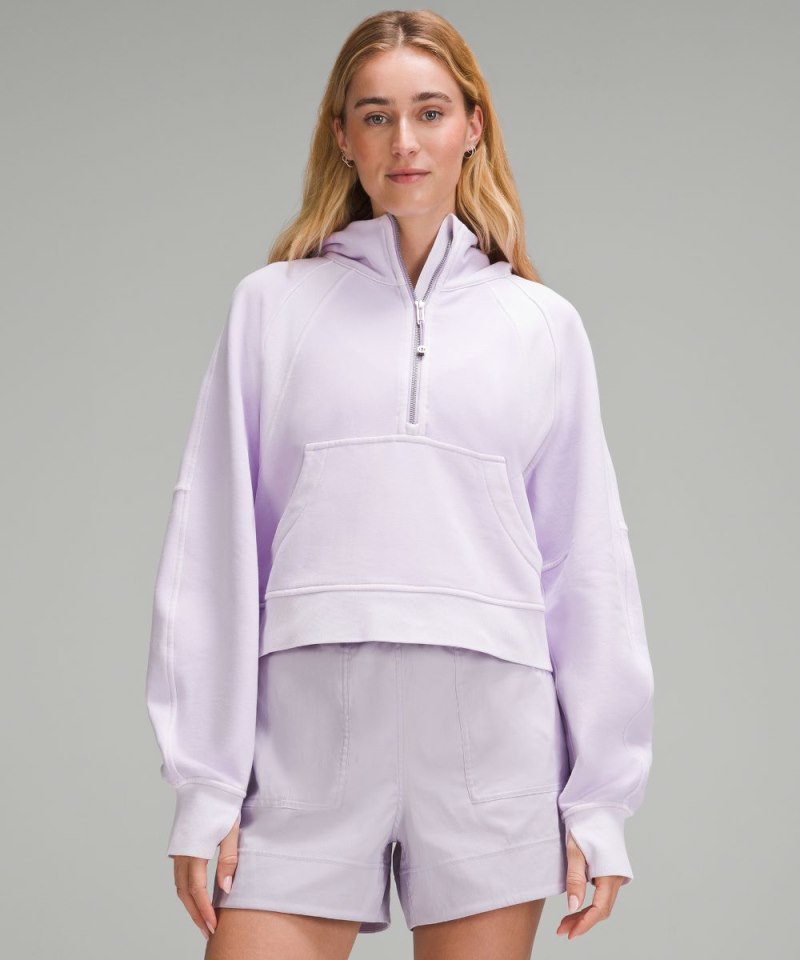 Lululemon | Women's Scuba Oversized Half-Zip Hoodie Mineral Dye