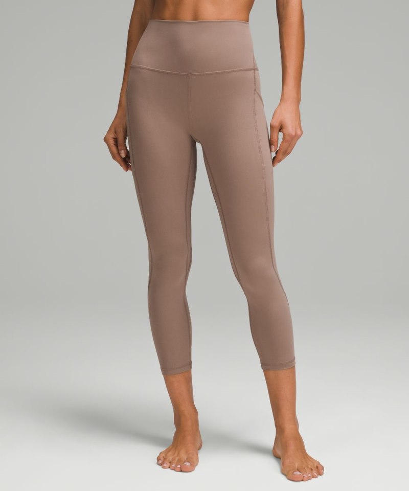 Lululemon | Women's Align High-Rise Crop with Pockets 23"L Taupe