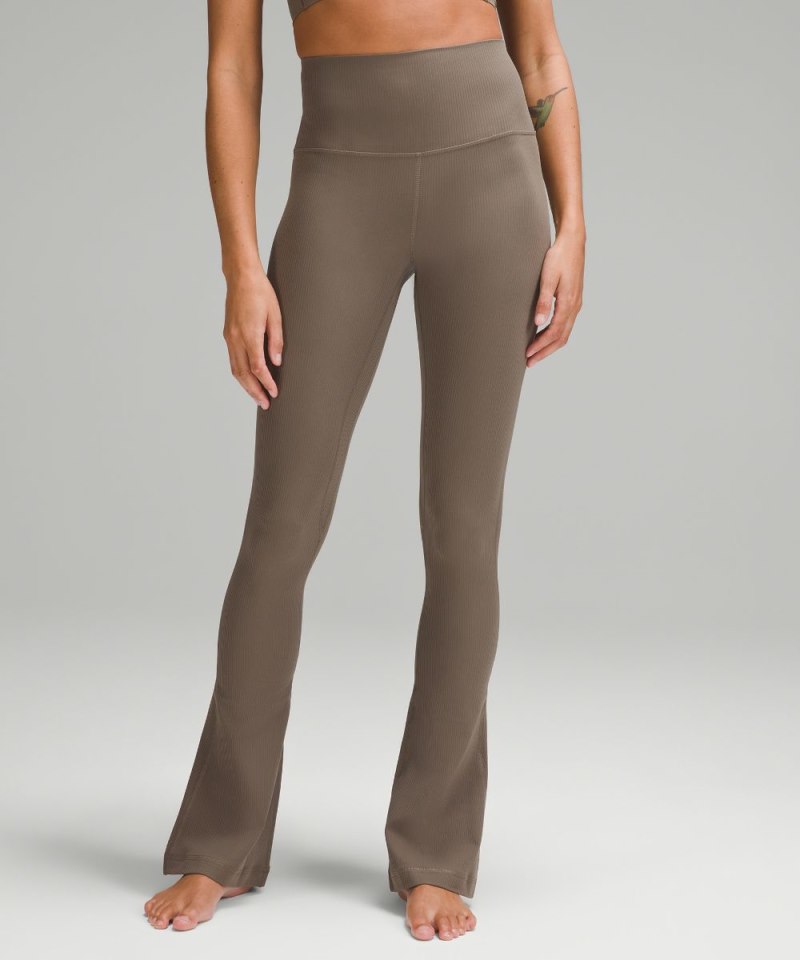 Lululemon | Women's Align High-Rise Ribbed Mini-Flare Pant Regular Nomad