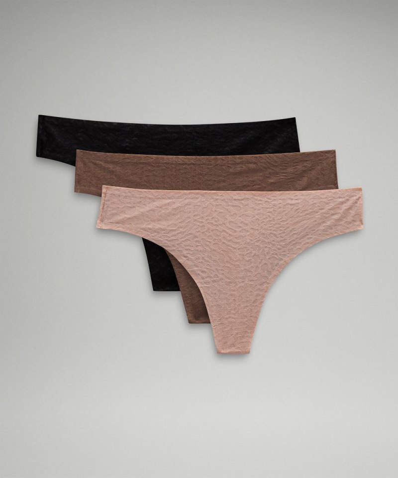 Lululemon | Women's InvisiWear Mid-Rise Thong Underwear Performa