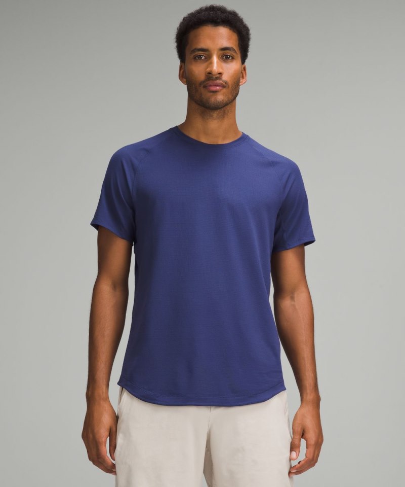 Lululemon | Men's License to Train Short-Sleeve Shirt Night Sea