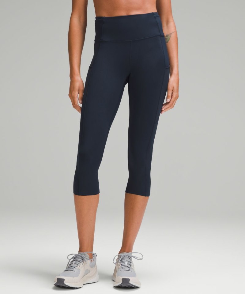 Lululemon | Women's Fast and Free High-Rise Crop 19"L True Navy