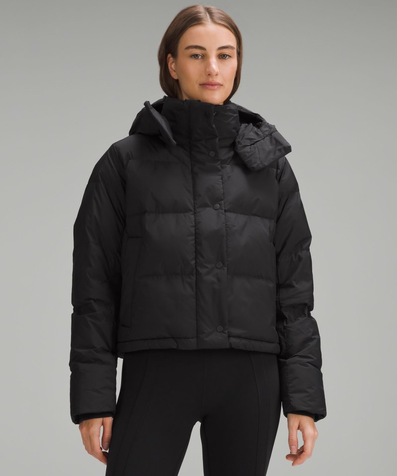 Lululemon | Women's Wunder Puff Cropped Jacket Black