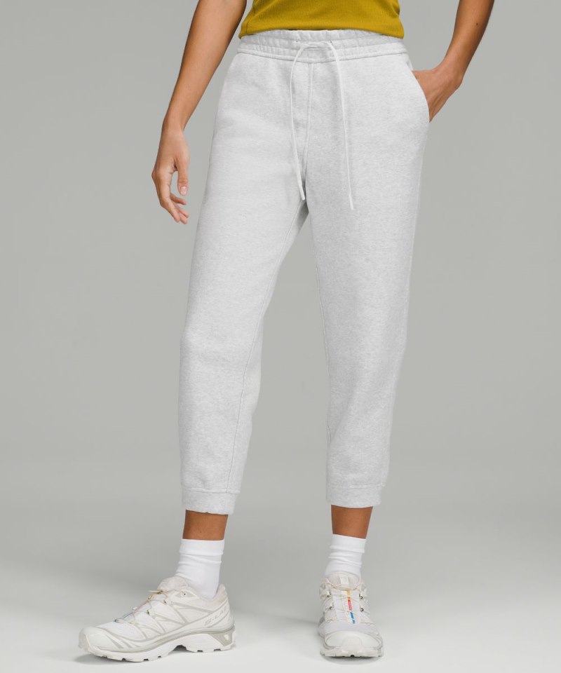 Lululemon | Women's Loungeful High-Rise Cropped Jogger Heathered Core Ultra Light Grey