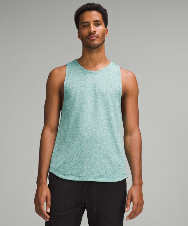 Lululemon | Men's License to Train Tank Top Heathered Cascadia G