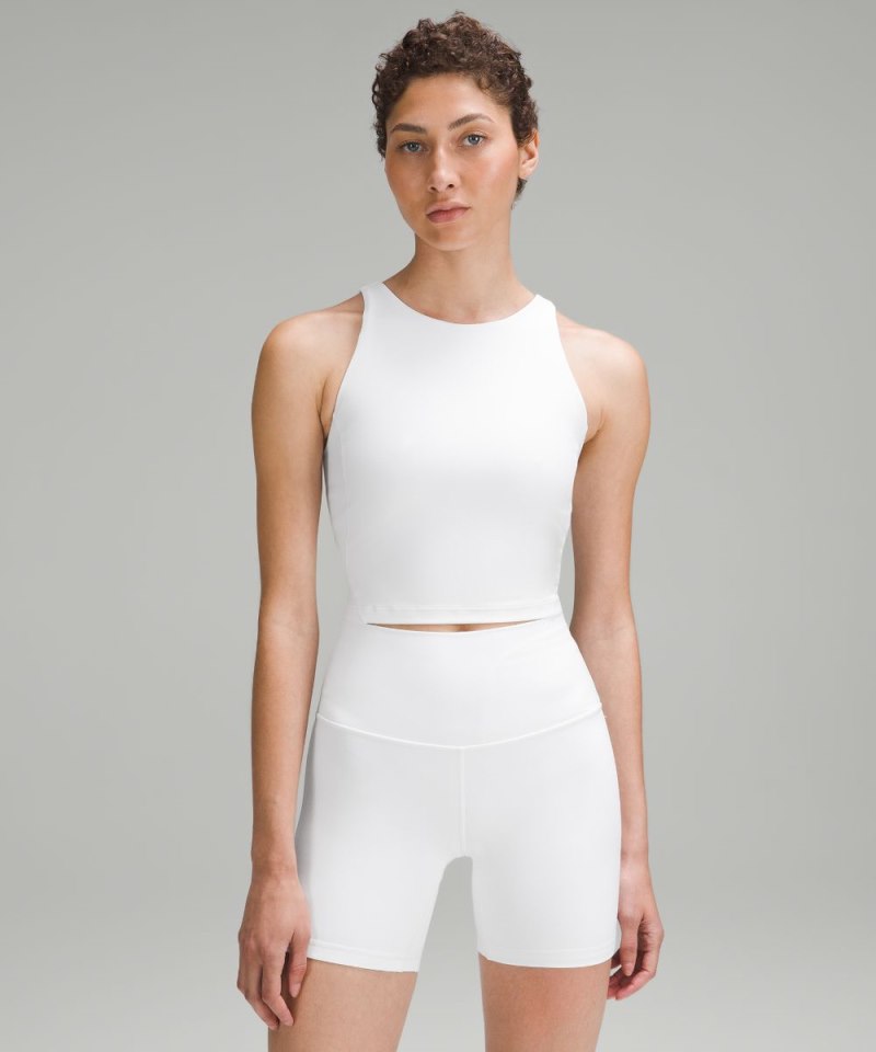 Lululemon | Women's Align High-Neck Tank Top Light Support White