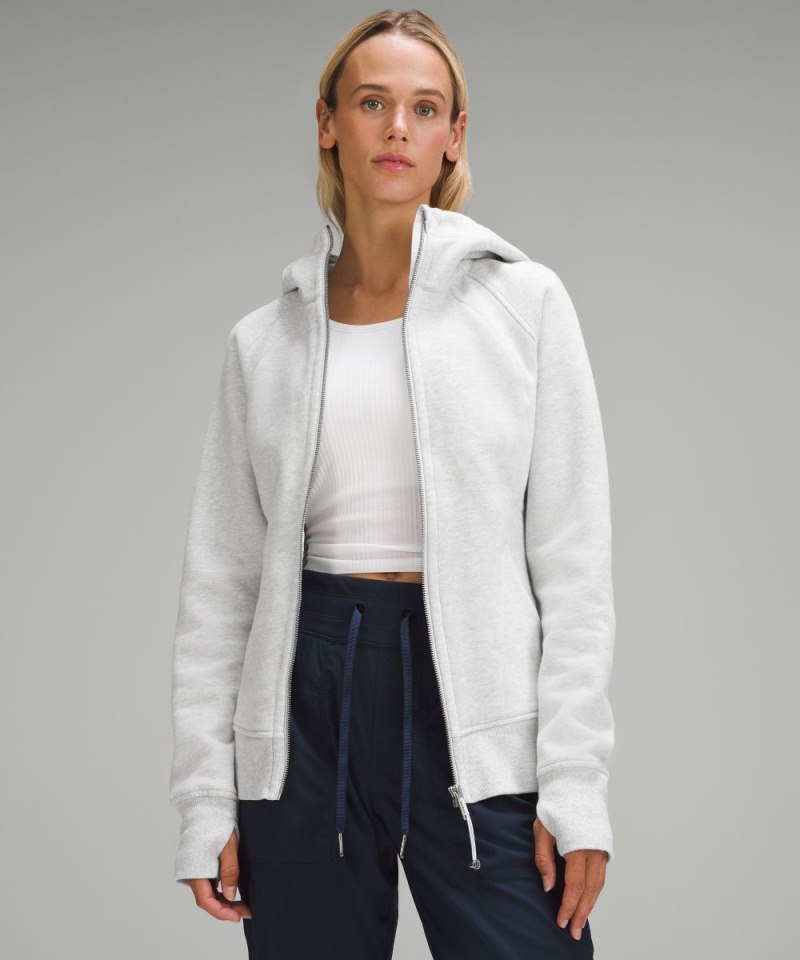 Lululemon | Women's Scuba Full-Zip Hoodie Heathered Core Ultra L