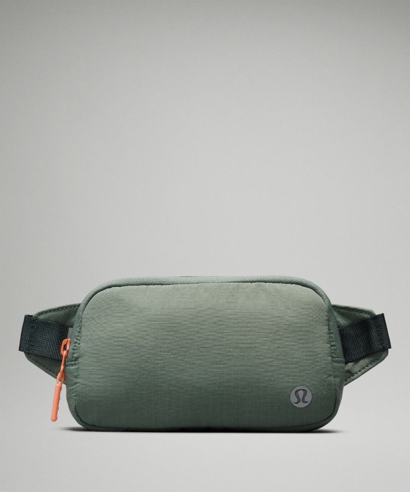 Lululemon | Women's Everywhere Belt Bag Mini Ripstop Grey Eucalyptus / Legacy Green / Coral Kiss