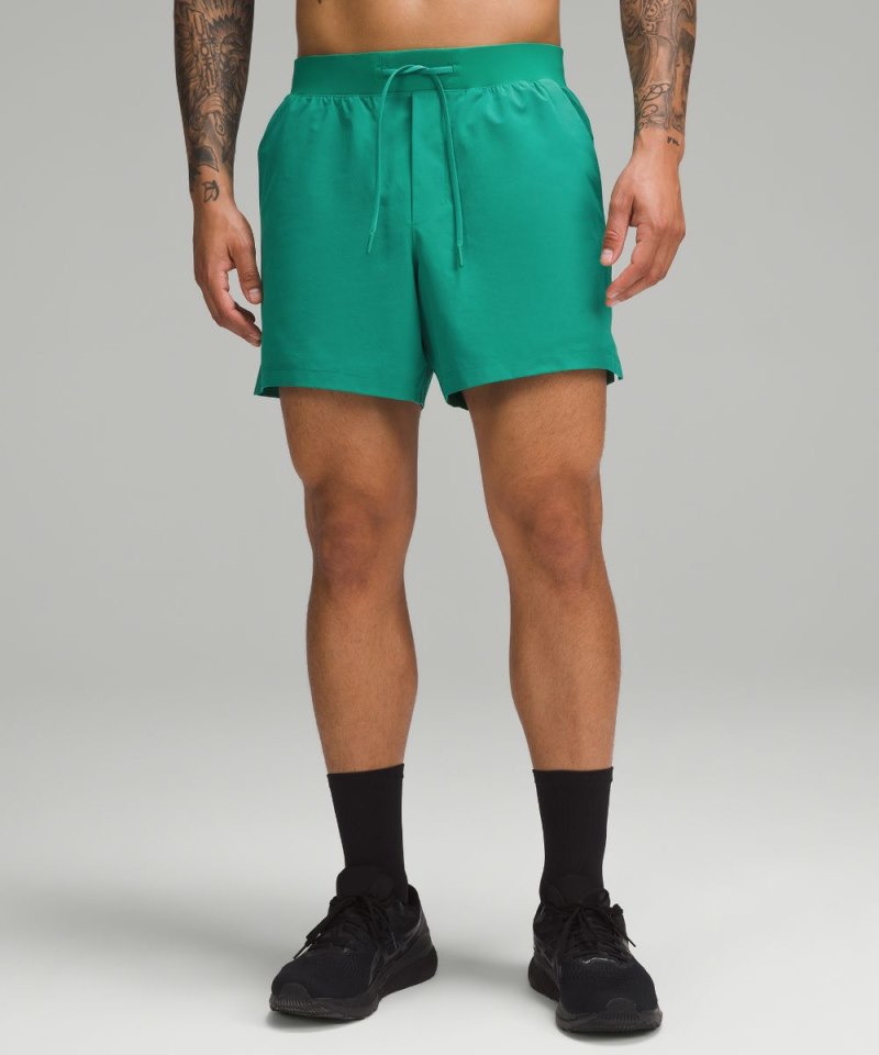 Lululemon | Men's Zeroed In Linerless Short 5"L Cascadia Green