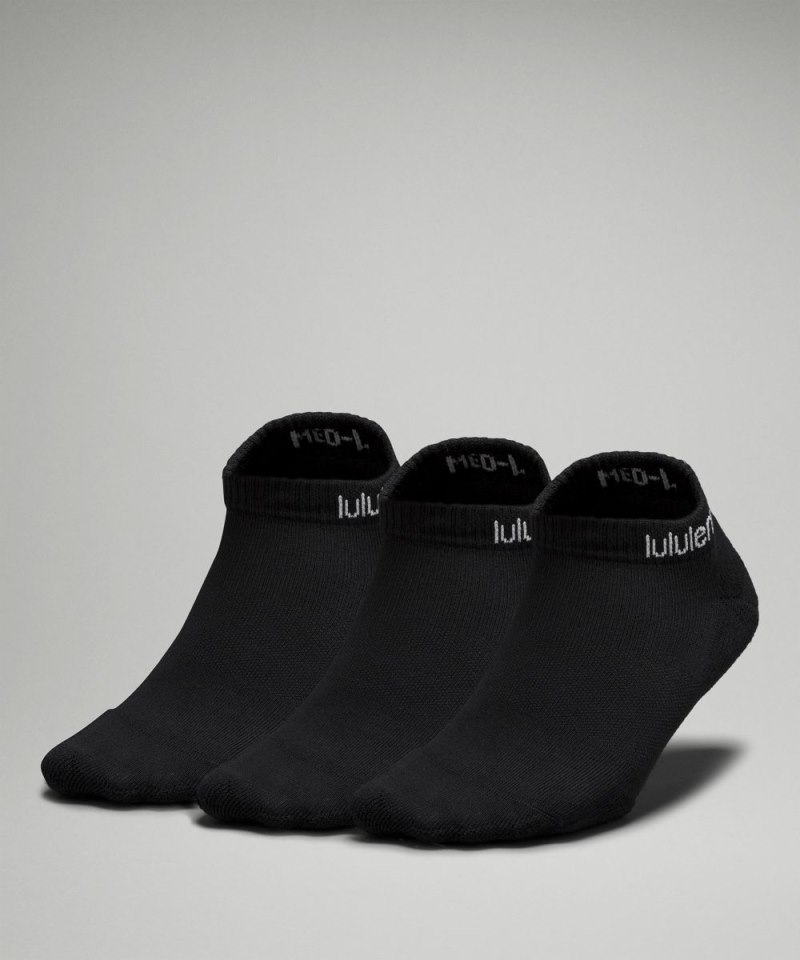 Lululemon | Women's WoDaily Stride Comfort Low-Ankle Socks 3 Pack Black