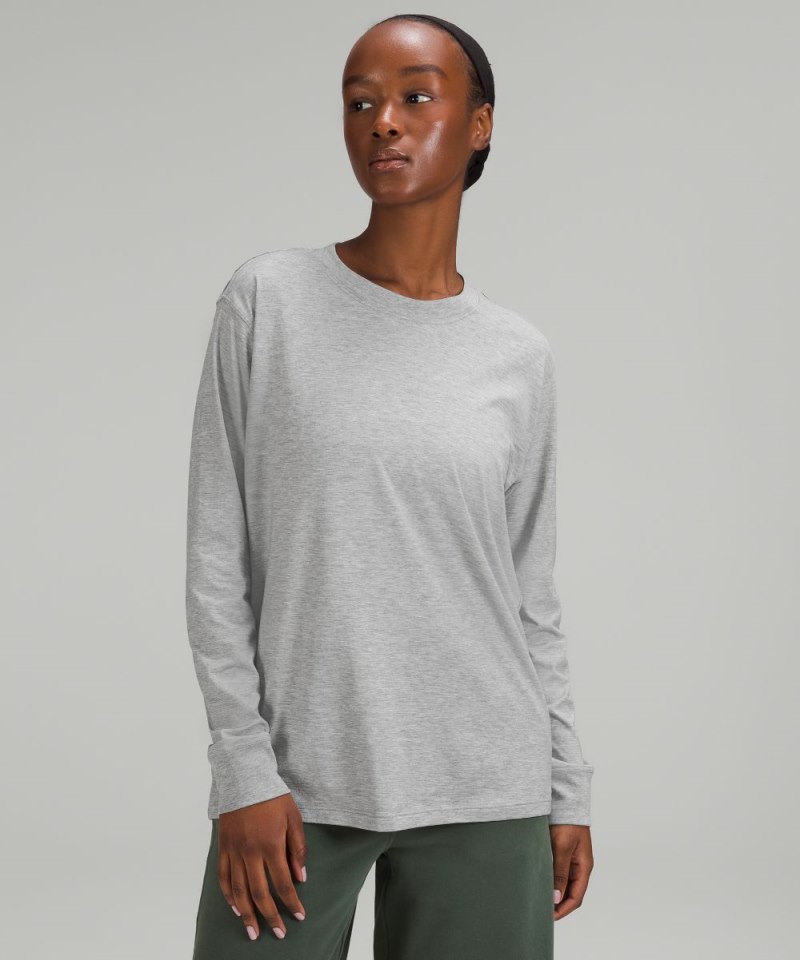 Lululemon | Women's All Yours Long-Sleeve Shirt Heathered Core Medium Grey