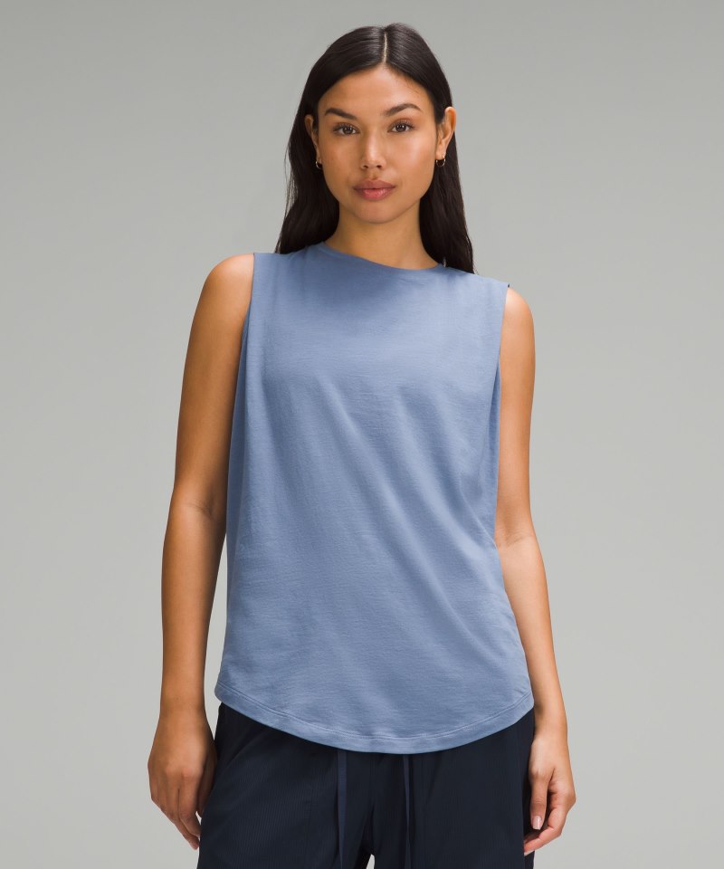 Lululemon | Women's Brunswick Muscle Tank Top Oasis Blue