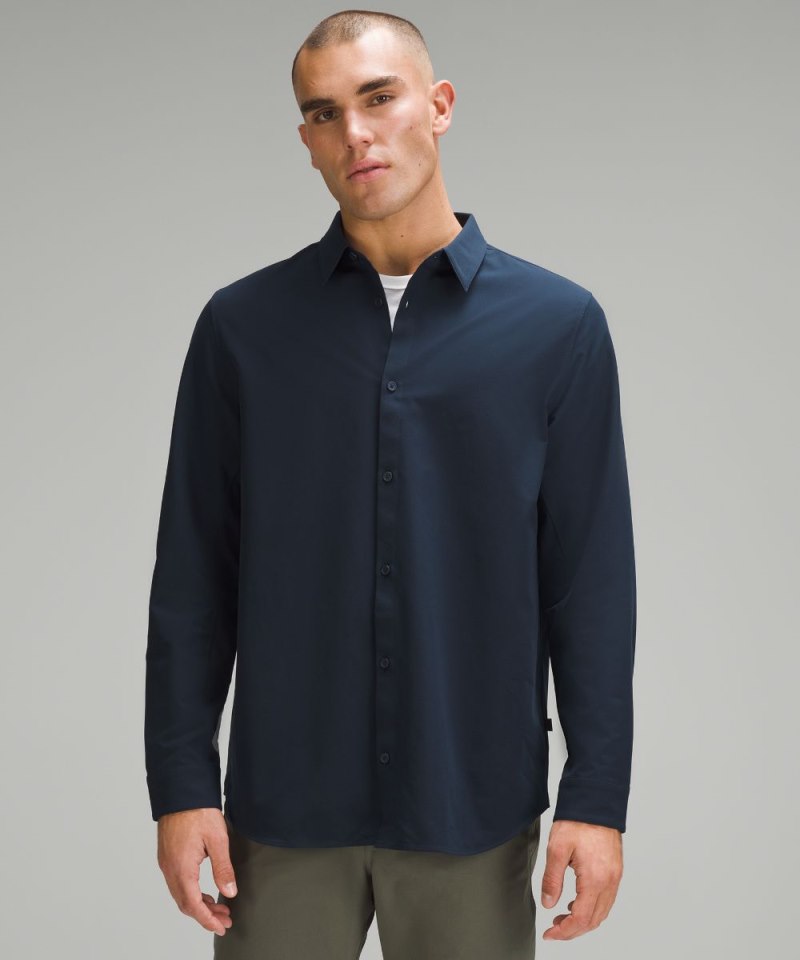 Lululemon | Men's New Venture Classic-Fit Long-Sleeve Shirt True Navy