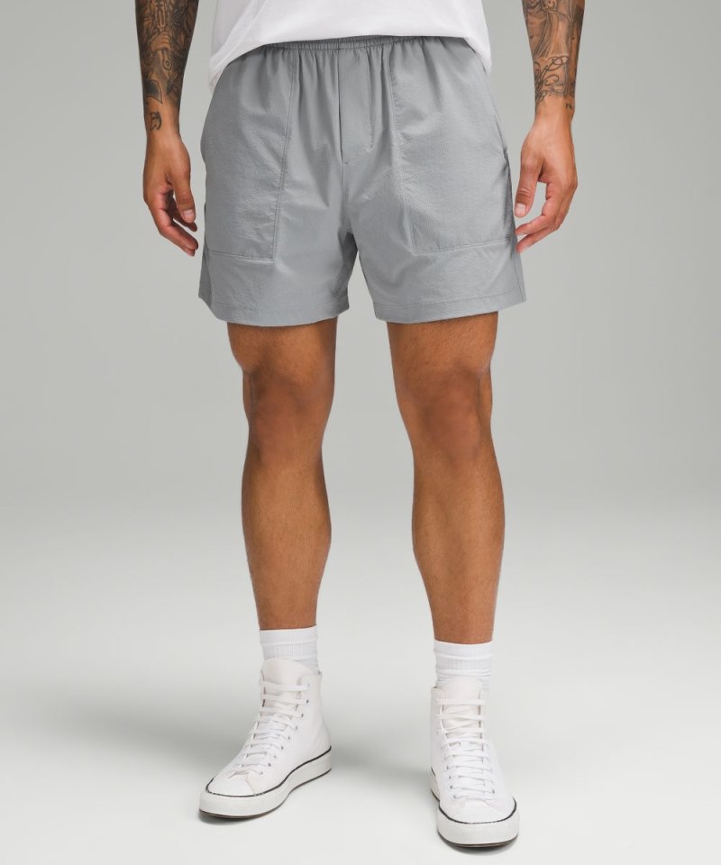 Lululemon | Men's Bowline Short 5"L Stretch Ripstop Rhino Grey