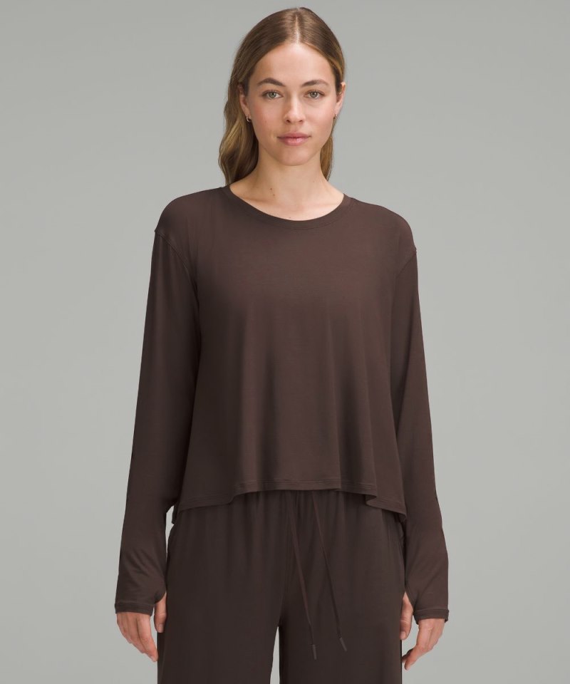 Lululemon | Women's Modal Relaxed-Fit Lounge Long-Sleeve Shirt F